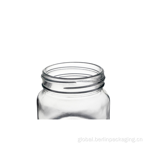 China 270ml Square Storage Glass Jars Factory